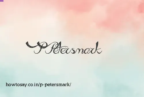 P Petersmark