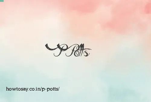 P Potts