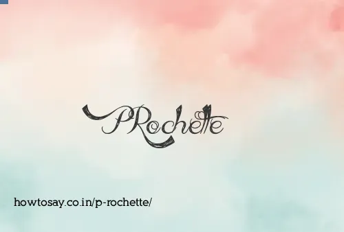 P Rochette