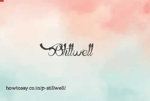 P Stillwell