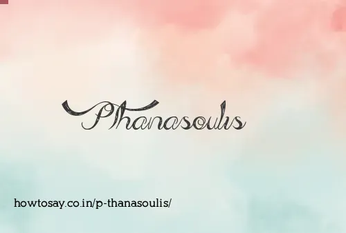 P Thanasoulis