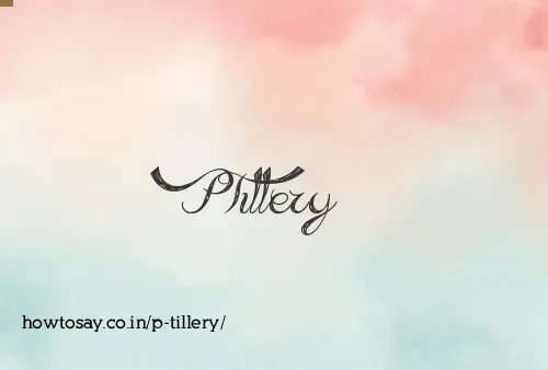 P Tillery