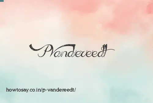 P Vandereedt