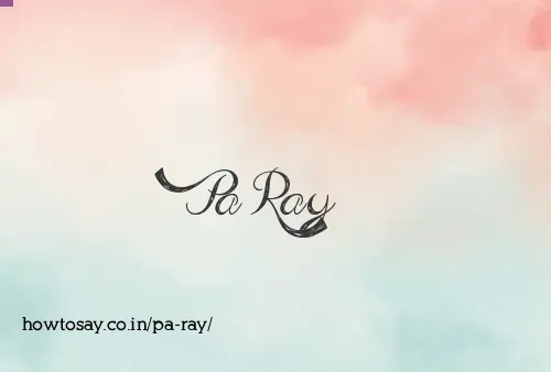 Pa Ray