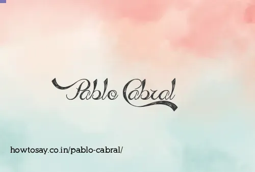 Pablo Cabral