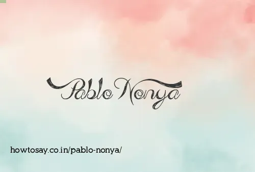 Pablo Nonya