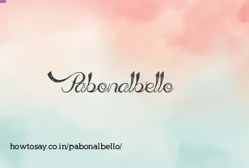 Pabonalbello