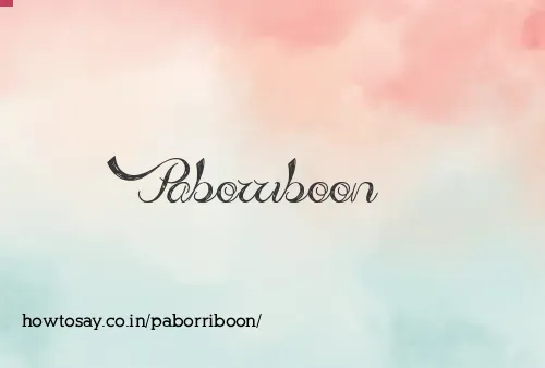 Paborriboon