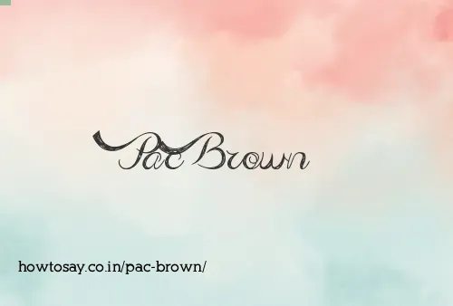 Pac Brown