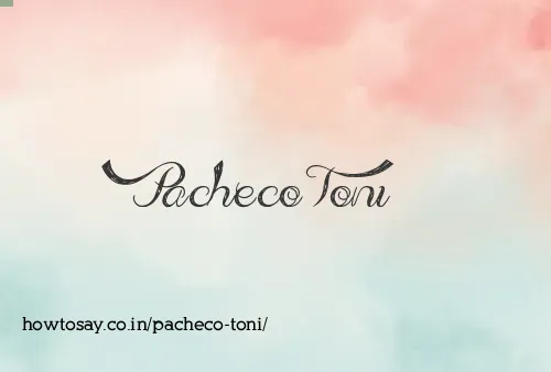 Pacheco Toni