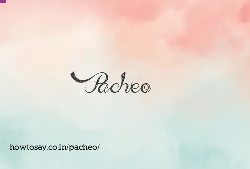 Pacheo