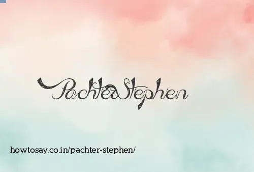 Pachter Stephen