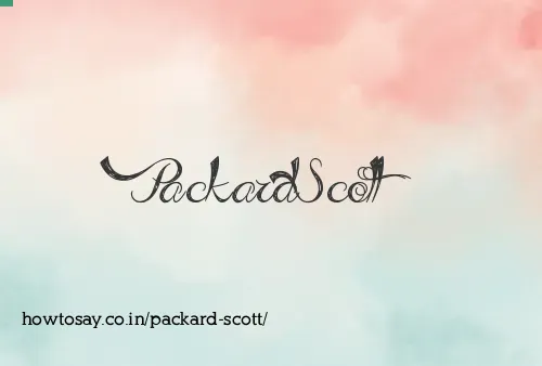 Packard Scott