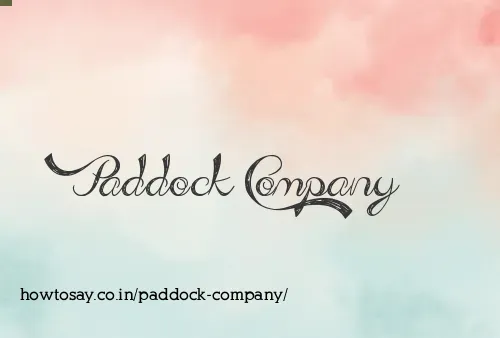 Paddock Company