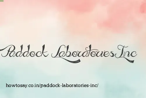 Paddock Laboratories Inc