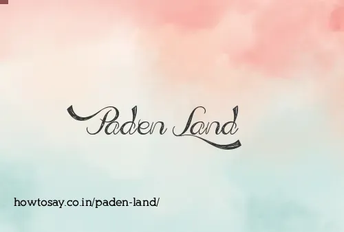 Paden Land