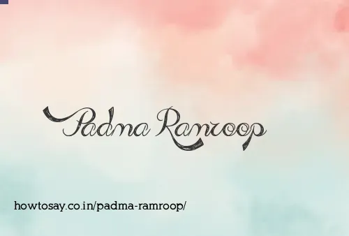 Padma Ramroop