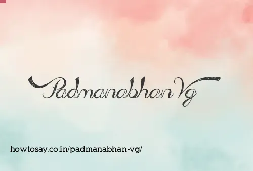Padmanabhan Vg