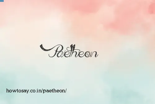 Paetheon