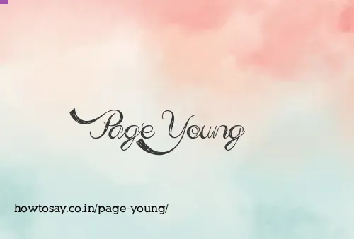 Page Young