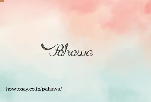 Pahawa