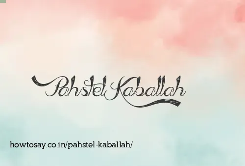 Pahstel Kaballah