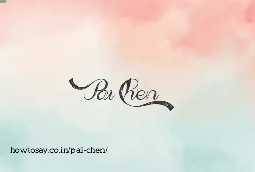 Pai Chen