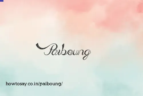 Paiboung