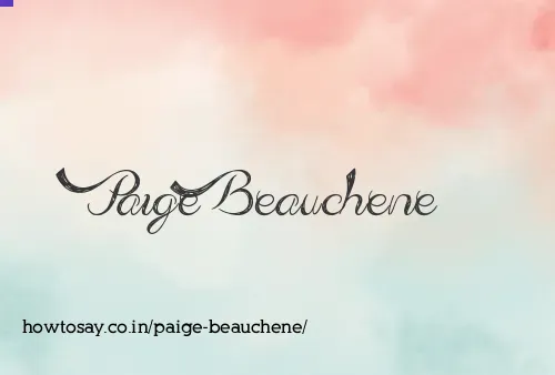 Paige Beauchene
