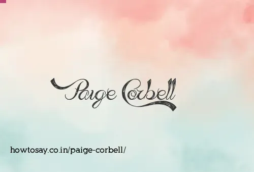 Paige Corbell