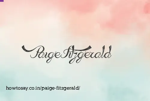 Paige Fitzgerald