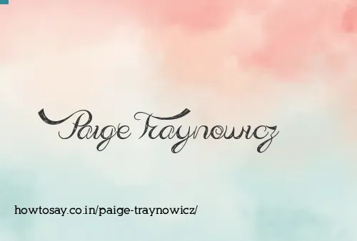 Paige Traynowicz