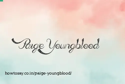Paige Youngblood