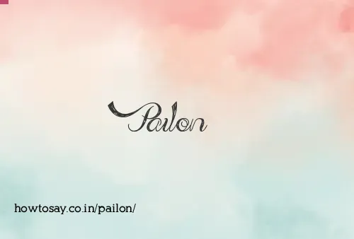 Pailon