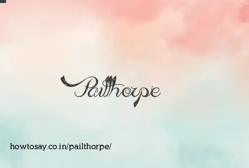 Pailthorpe