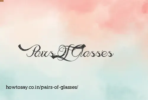 Pairs Of Glasses