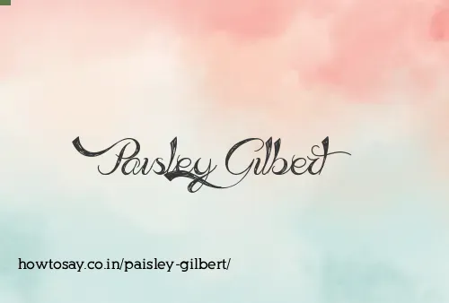 Paisley Gilbert