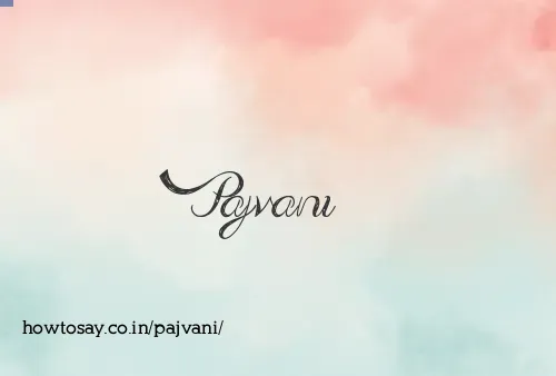 Pajvani