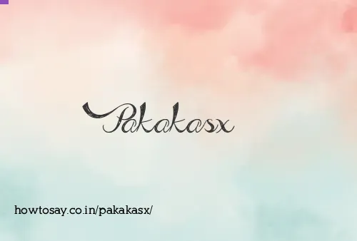 Pakakasx