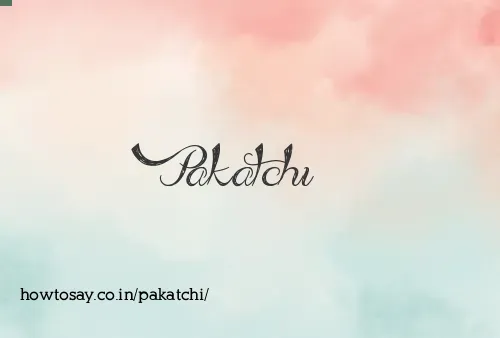 Pakatchi