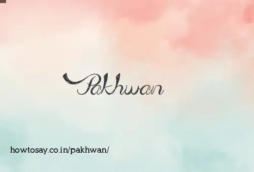 Pakhwan