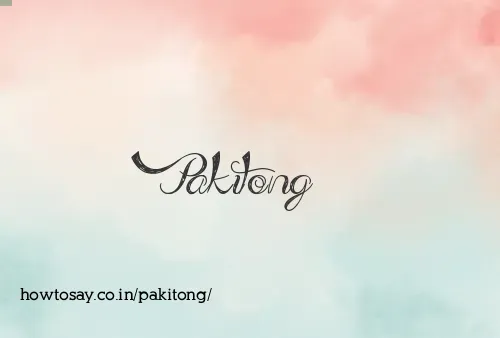 Pakitong