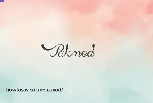 Pakmod