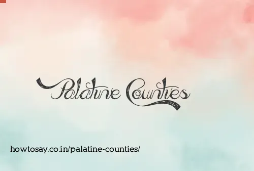 Palatine Counties
