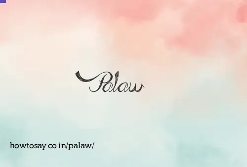 Palaw