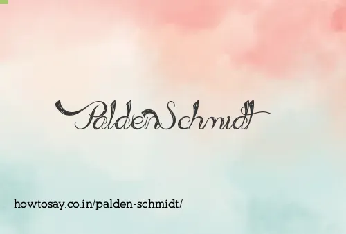 Palden Schmidt