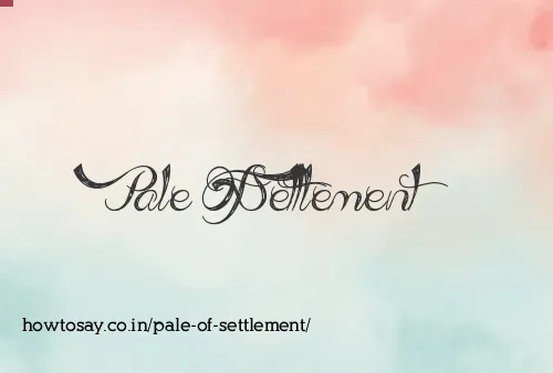 Pale Of Settlement