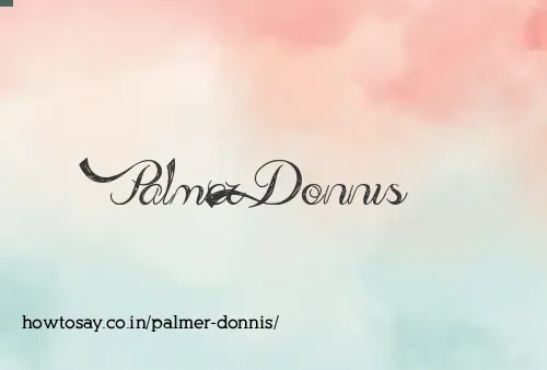 Palmer Donnis