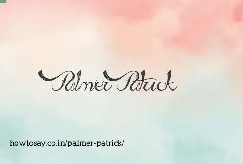 Palmer Patrick