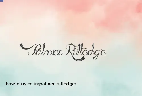 Palmer Rutledge